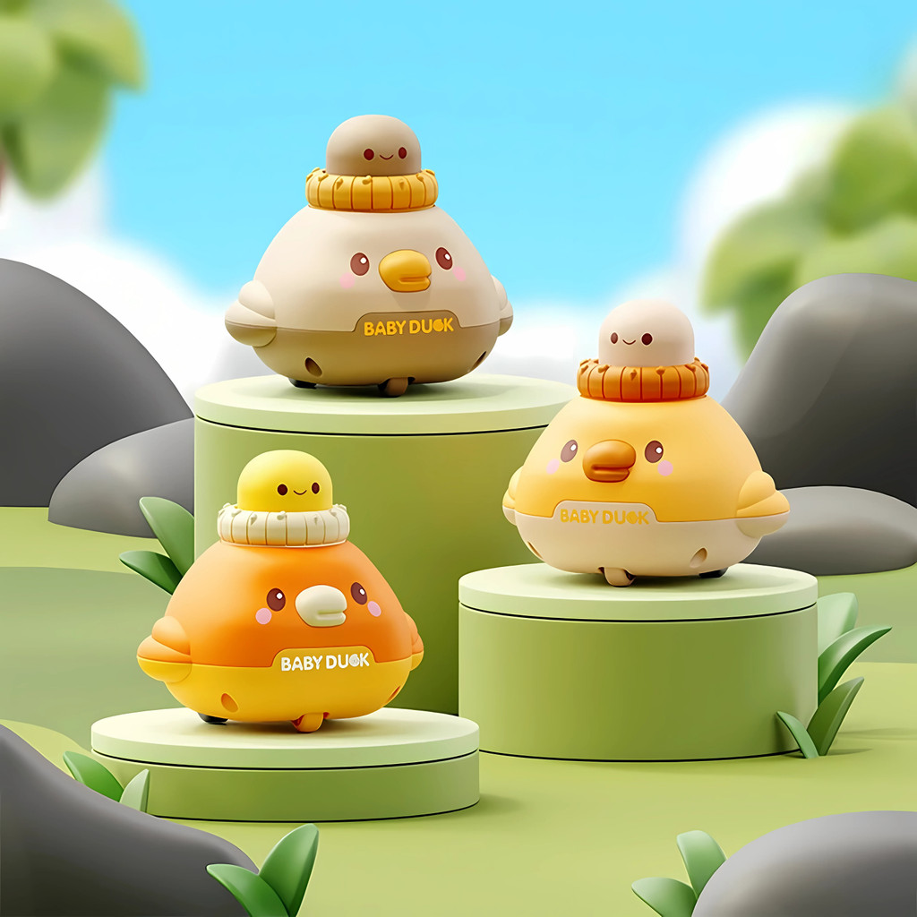 Toy Studio Mainan Anak Push & Go Car Mobil Tekan Gerak Dino Duck Bebek Animal Hewan