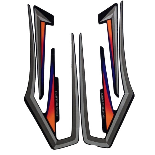 Stiker Striping  RX KING 2001 Standart Merah | List Stiker Yamaha Rx King 2001 Merah