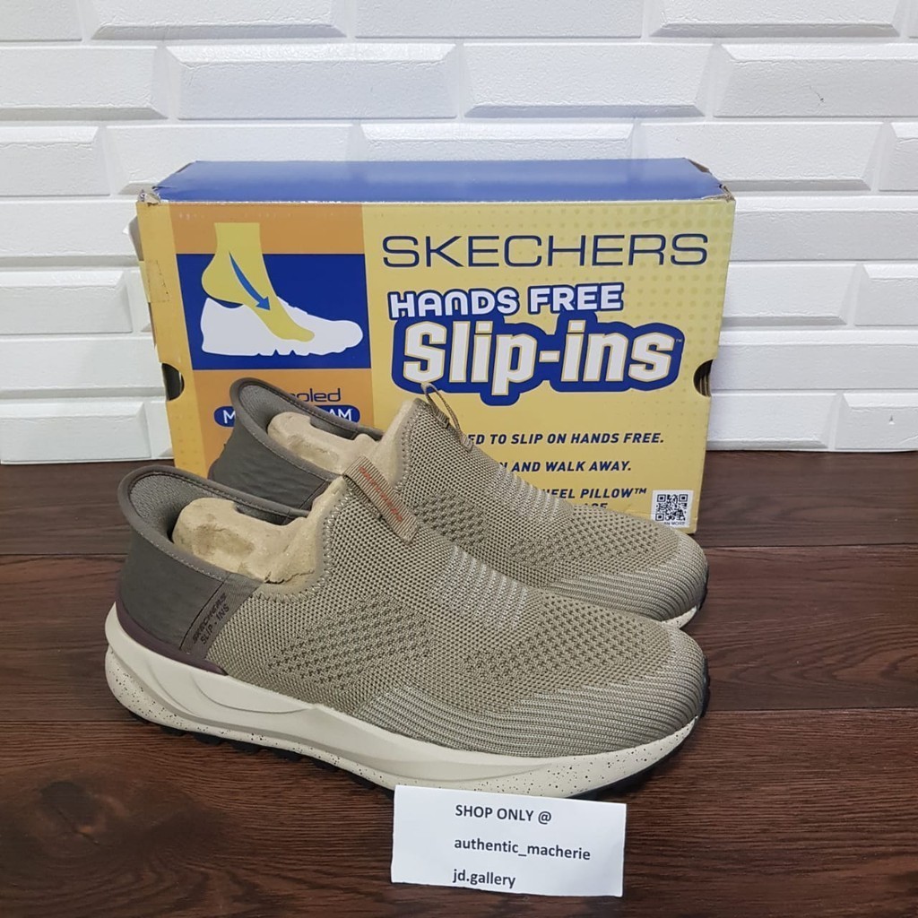 ORIGINAL SALE 70% SEPATU SKECHERS BOGDIN ARLETT 210636 TPE MEN