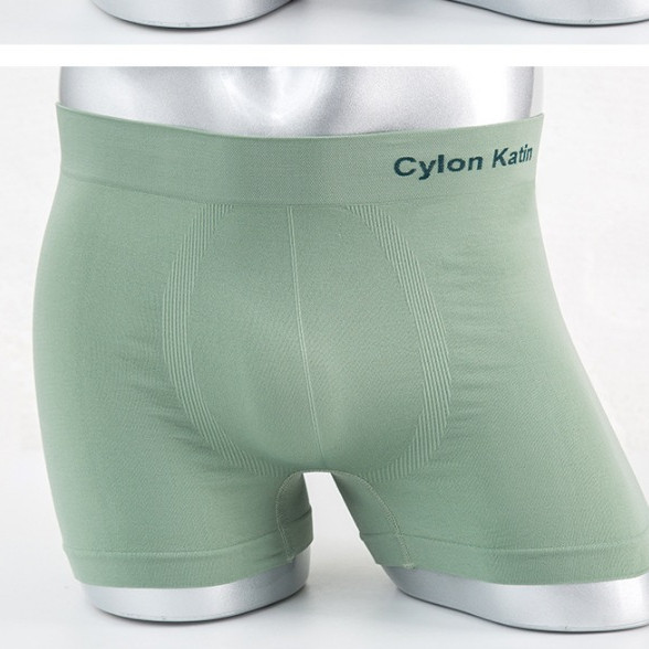 Boxer Pria Katun Celana Dalam Pria bahan katun Pinggang Karet CD Cowok Boxer Pria Celana dalam polos