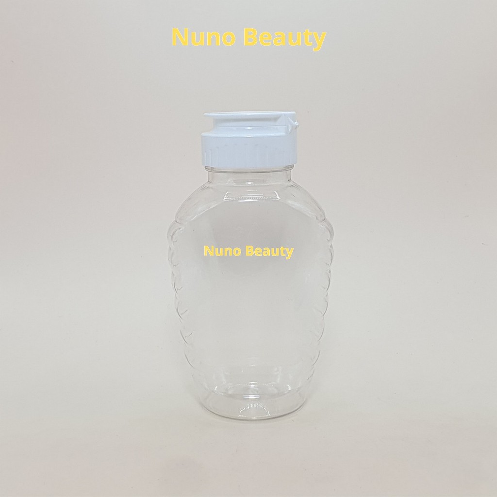 Botol Madu TJ Lengkung 220 ml Tutup Fliptop / Botol Madu 220ml / Botol Plastik Madu