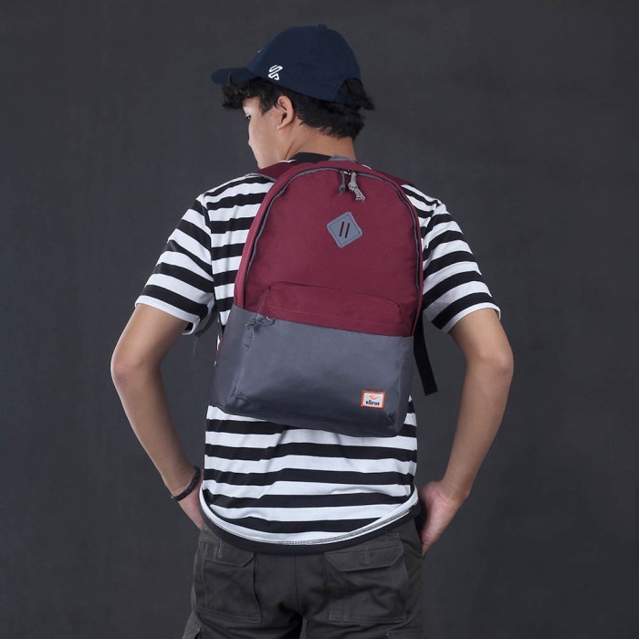 tas ransel pria murah berkualitas Tas Punggung Pria Kecil Tas Ransel Pria Casual Simple Elbrus - Mer