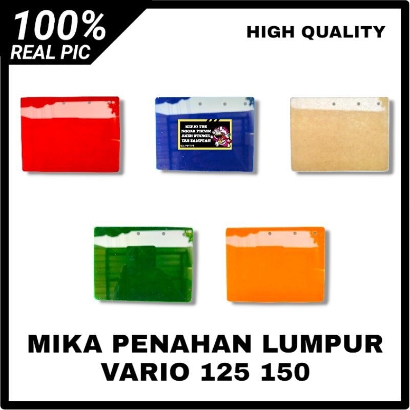 MUDFLAP MIKA AKRILIK VARIO 125 150 PENAHAN LUMPUR AKRILIK VARIO 125 150
