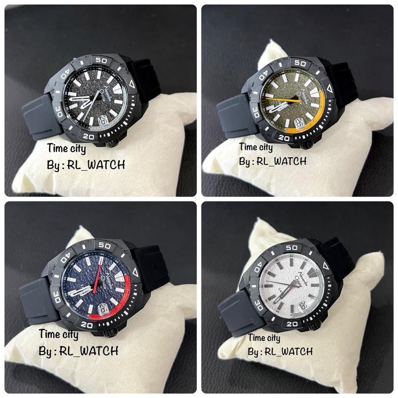 Jam Pria Alexandre Christie AC6684 Karet