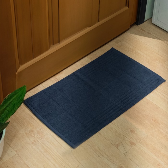 Keset Kaki Handuk Kamar Mandi - Biru