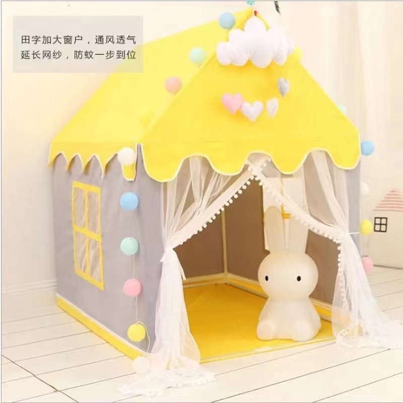 WOLDANSHOP Tenda Rumah Anak ada lampu