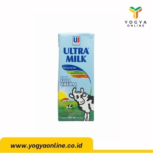 

NEW ITEM MINUMAN ULTRA MILK UHT FULL CREAM 200ml