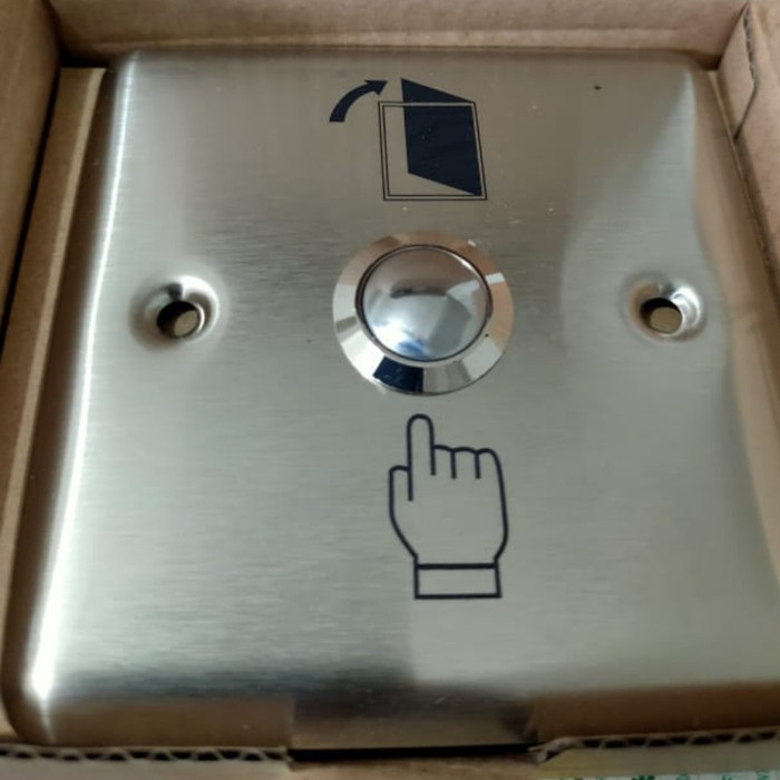 

LARIS -Exit Button Stainless Besar Access Door Control Push Bell Pintu
