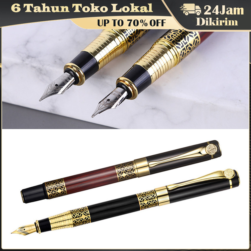 

Pulpen Kaligrafi Oriental Motif / Alat Tulis Seni Cina Tradisional untuk Hadiah & Koleksi Premium