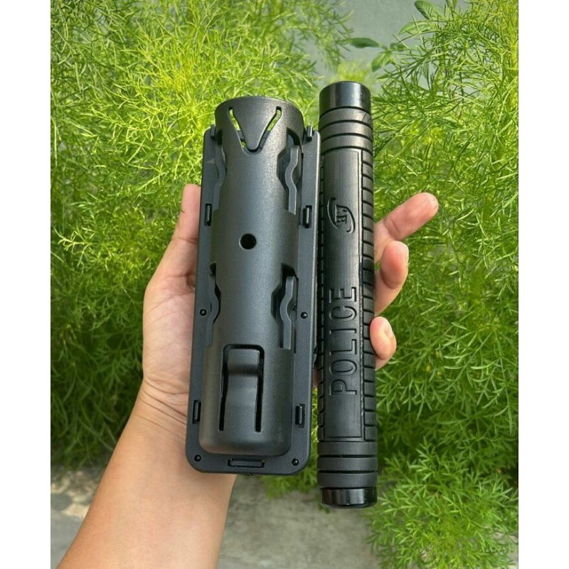 sarung stick tactical holder holster baton tongkat polri polisi case holster baton original