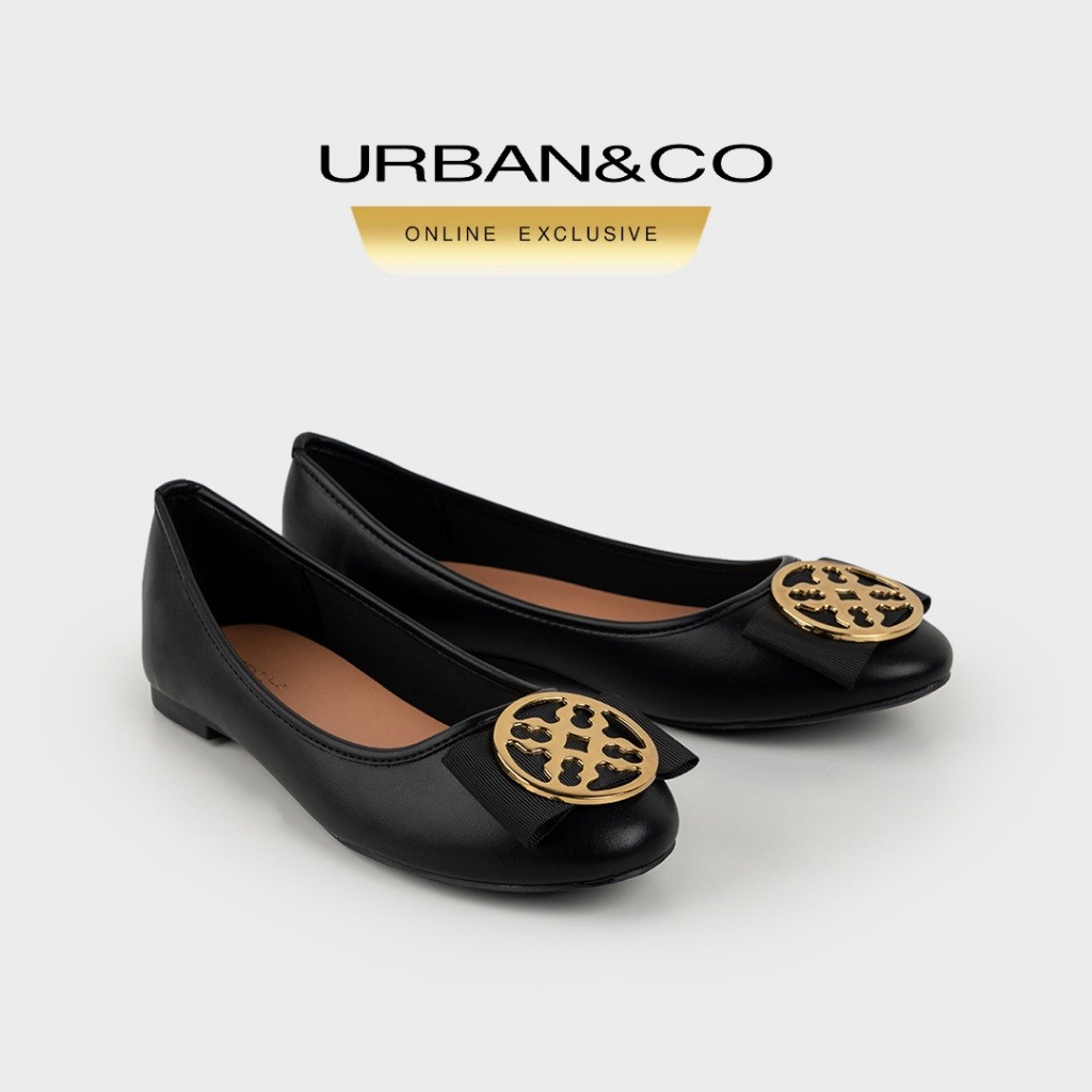 URBAN&CO Essentials Flat Shoes Wanita Sepatu Slip On FlatShoes Perempuan - Mura