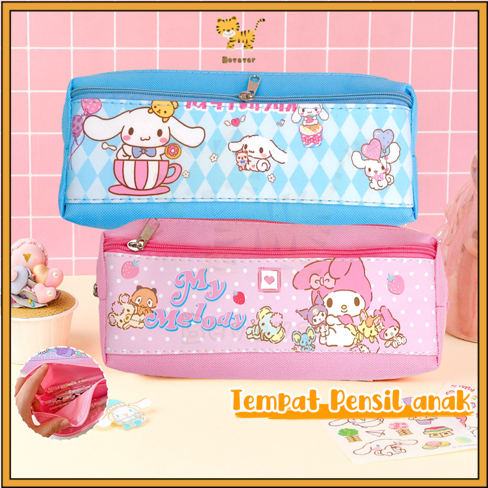 

ID Bevavar Kotak Pensil Karakter Kartun Tas Pensil lucu Alat Tulis Sekolah
