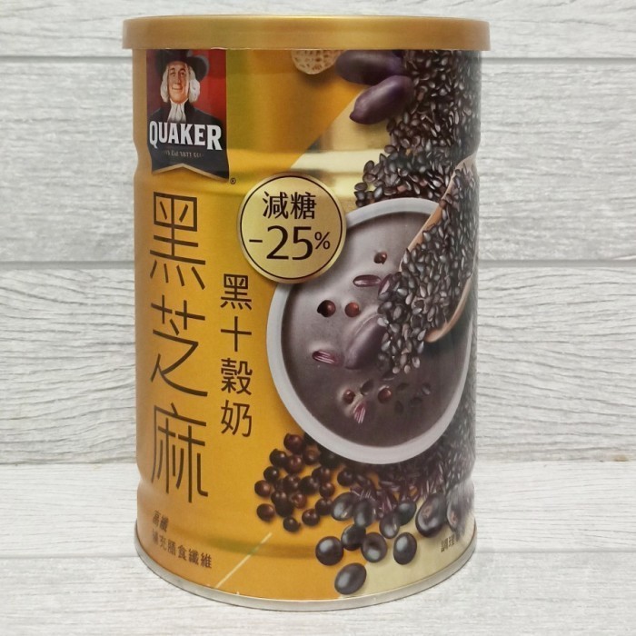 

Quaker Wijen Hitam 10 campuran hitam berkhasiat - 25%Less Sugar