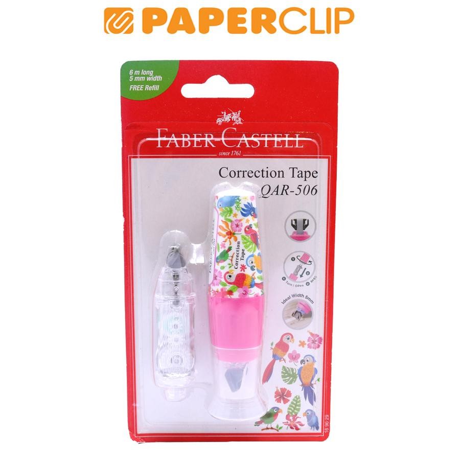 

CORRECTION TAPE FABER CASTELL QAR 506 169629 LIGHT PINK