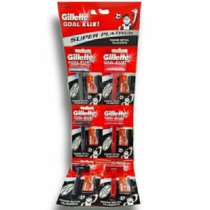Gilette goal klik perlembar (6 pcs) BERKUALITAS DAN TAJAM