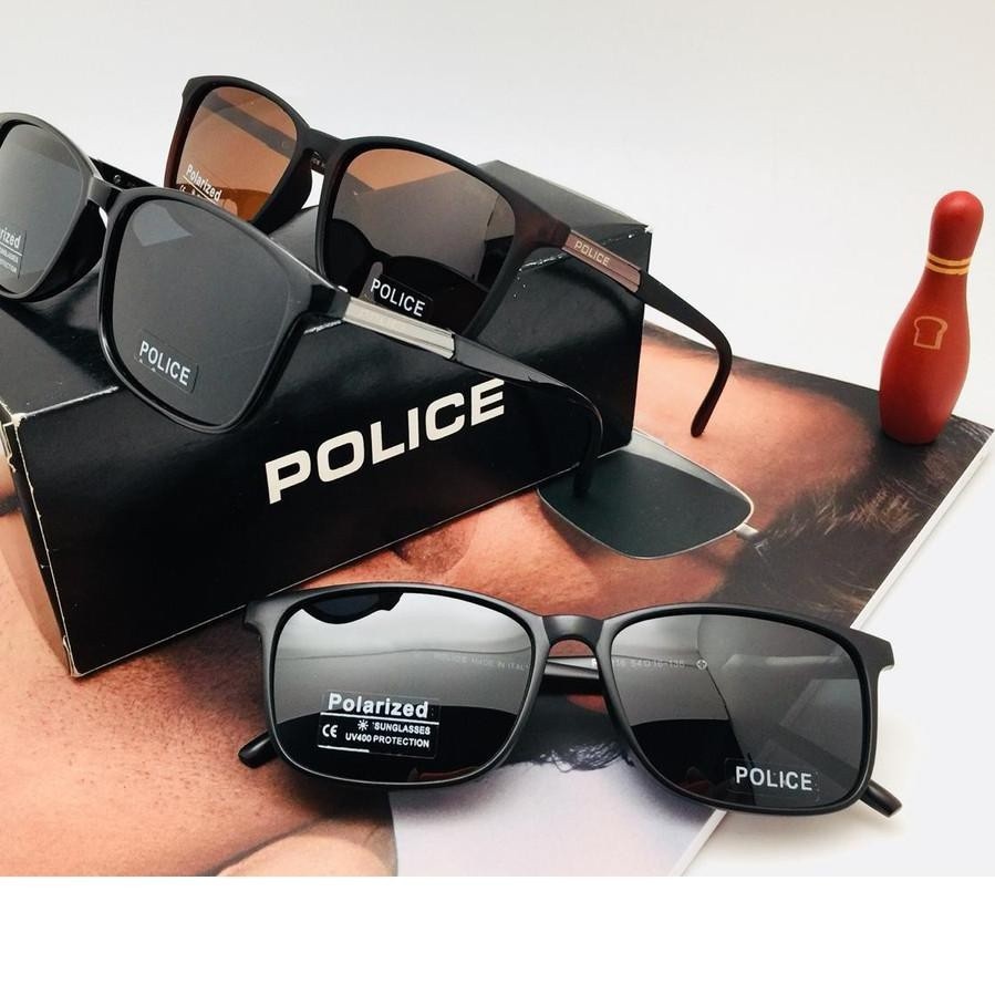Kacamata Pria Police P1216 Lensa Polarized Original Fullset Kacamata Gaya  Kacamata Mancing IKAN