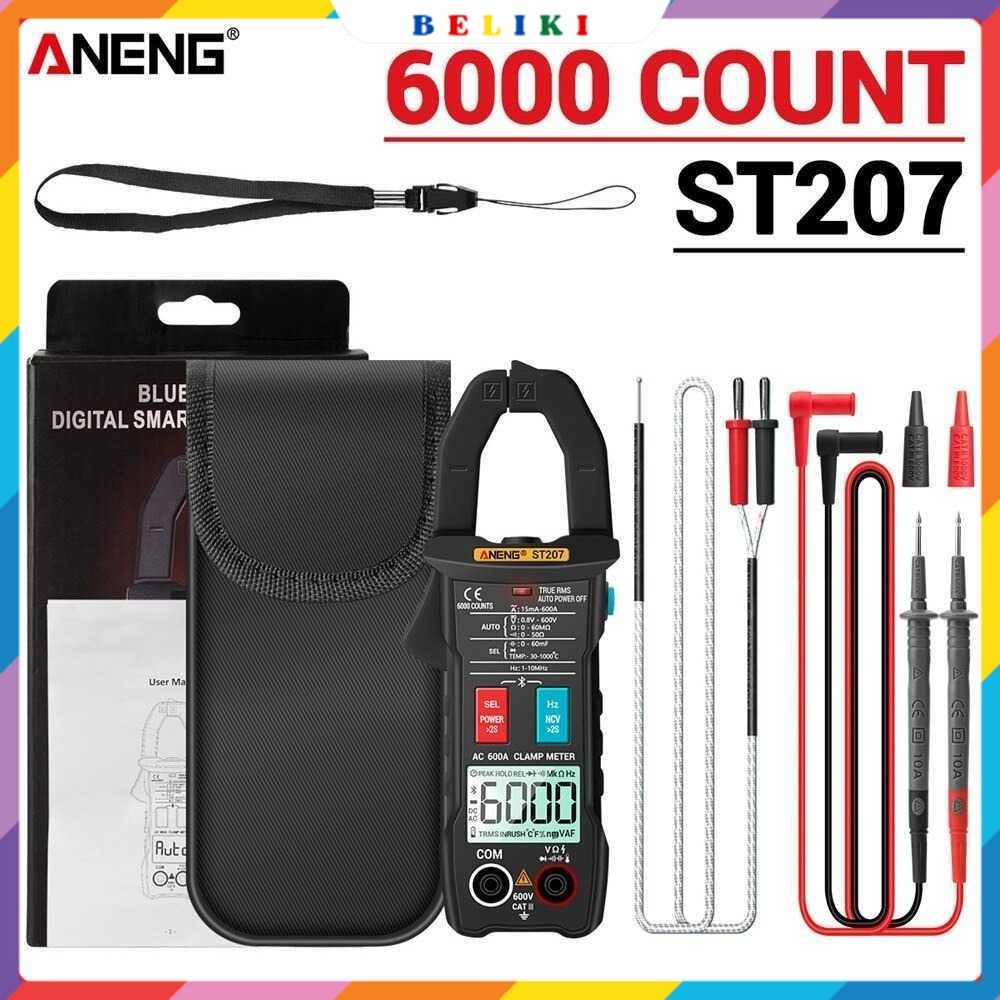 ANENG Digital Bluetooth Multimeter Voltage Tester Clamp - ST207