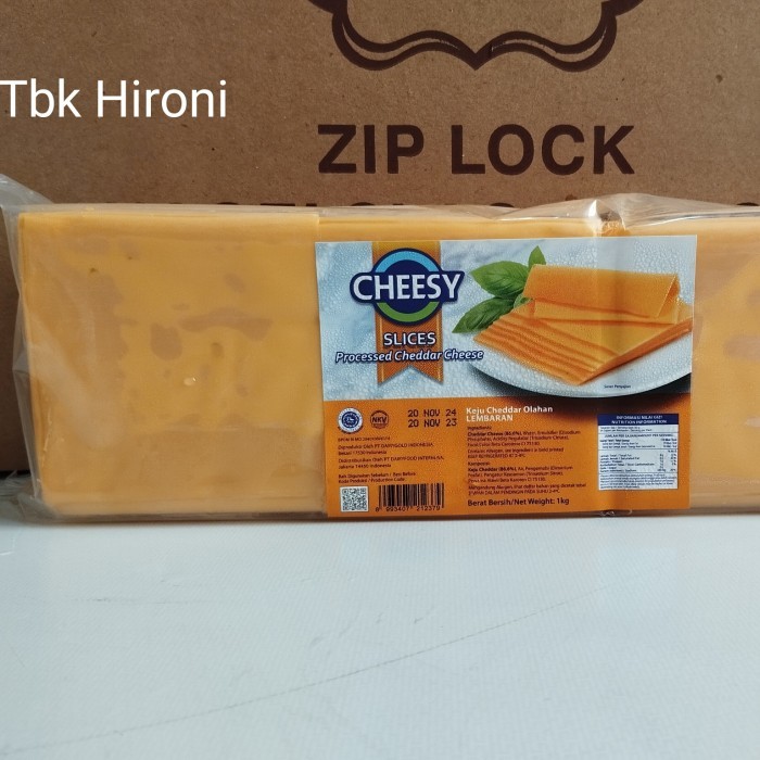 

Keju Slice Orange Cheesy isi 84slice