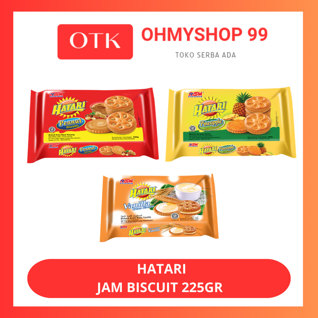 

HATARI Jam Biscuit 225gr