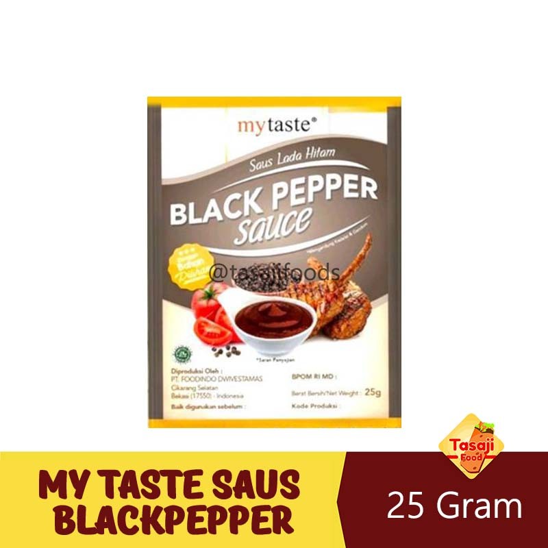 

My Taste Blackpepper Sauce 25gr - Saus Lada Hitam Kulakan Sini Aja
