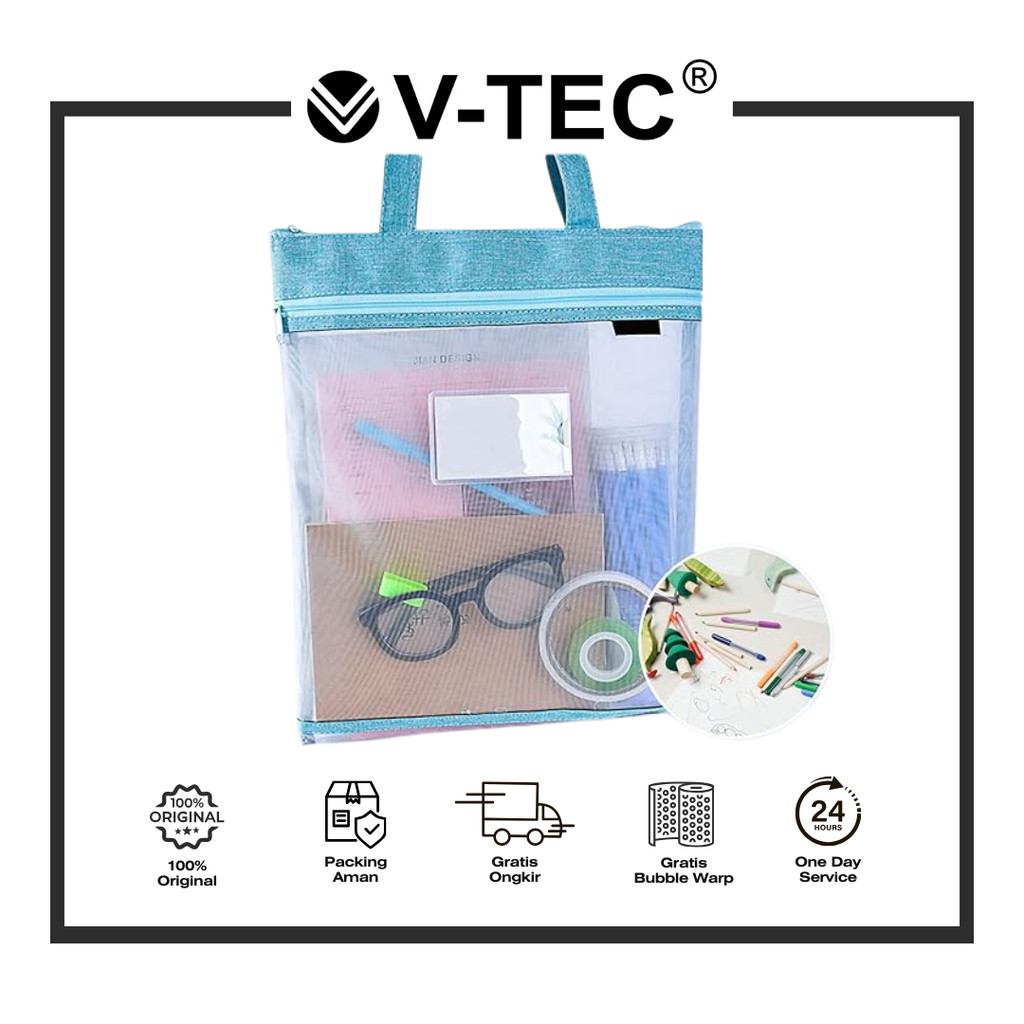 

KINHSHION DOCUMENT BAG TAS PENYIMPANAN DOKUMEN A4-280 MIX
