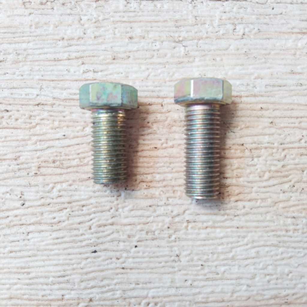 NOS/BAUT BOLT KUNING KUNCI 14 TMS 4.6 10X20 UNS 4.6 10X25