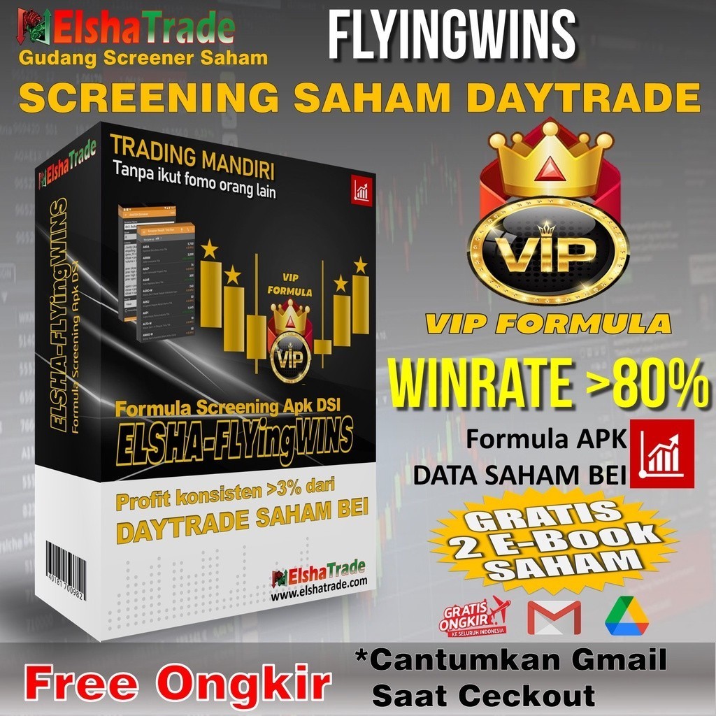 Rumus Formula Screening Saham Daytrade Scalping Beli Pagi Jual Sore BPJS BPJN Aplikasi DSI Data Saha