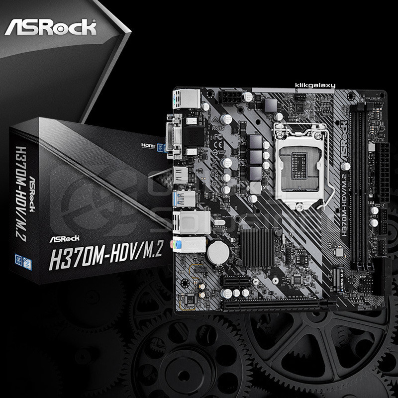 Asrock H370M HDV/M.2 Intel LGA1151 H370 DDR4