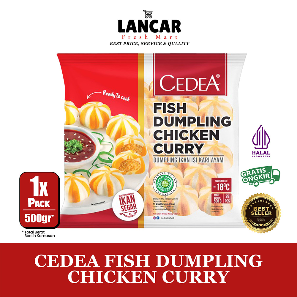 

CEDEA FISH DUMPLING KARI 500GR / CEDEA FISH DUMPLING CURRY 500GR