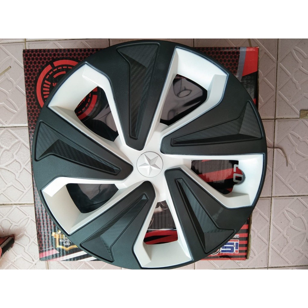 dop velg ring 13/14 putih mobil universal - COVER VELG MOBIL RING 13 - DOP RODA MOBIL RING 14