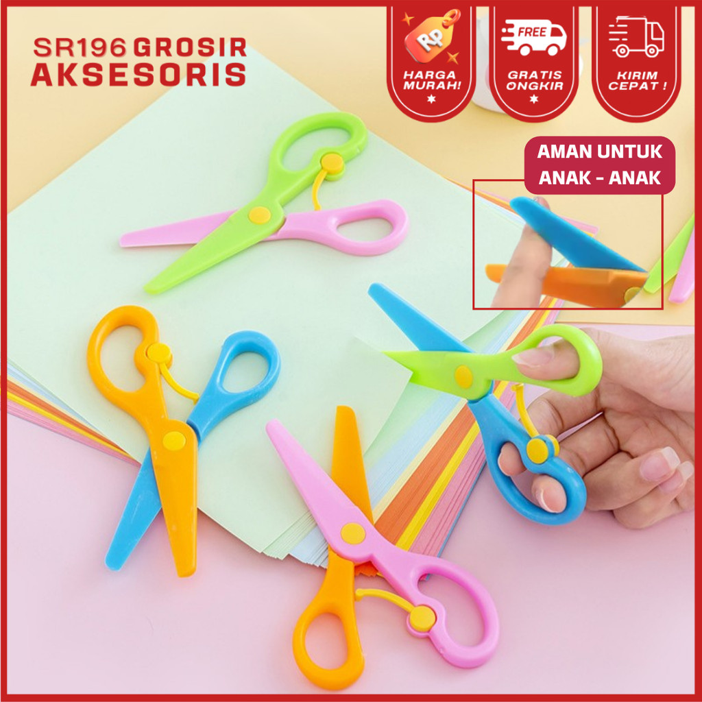 

Gunting Anak Safety / Gunting Kertas Pengaman Anak Anak Serbaguna