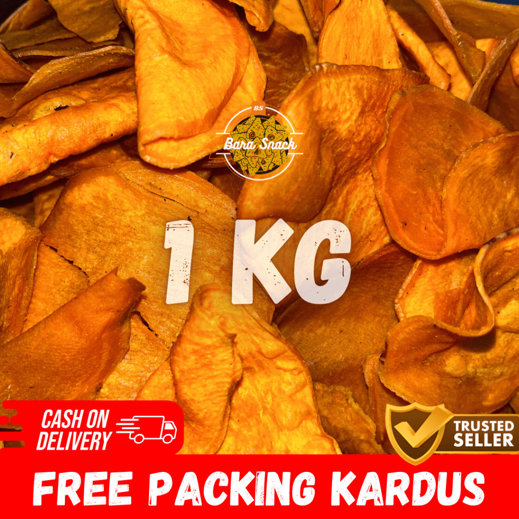 

[ 1KG ] Keripik Ubi Madu Manis Premium / Keripik Ketela Madu / Camilan Snack Kiloan Murah-K