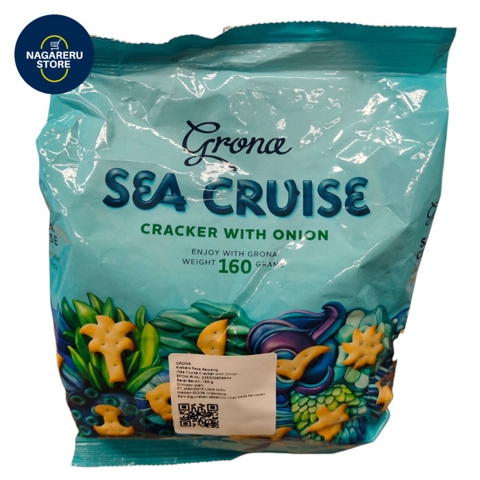 

Grona sea cruise cracker with onion 160gr