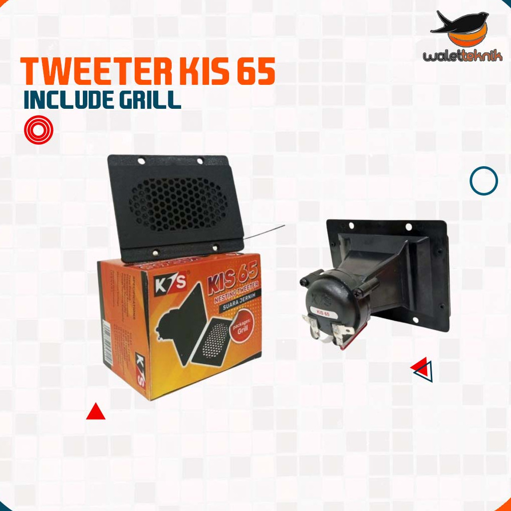 Tweeter inap walet KIS 65 grill