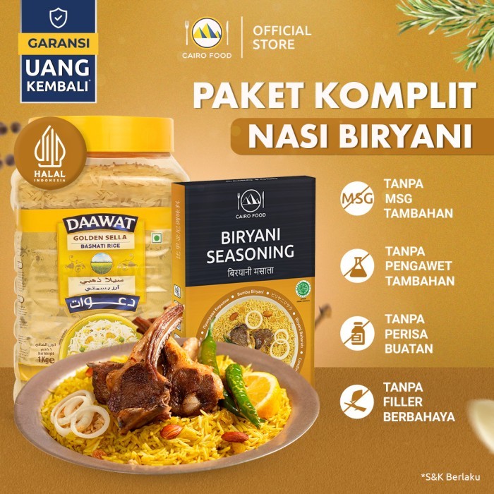 

[[PROMO]]New Bundle Beras Basmati dan Bumbu Biryani