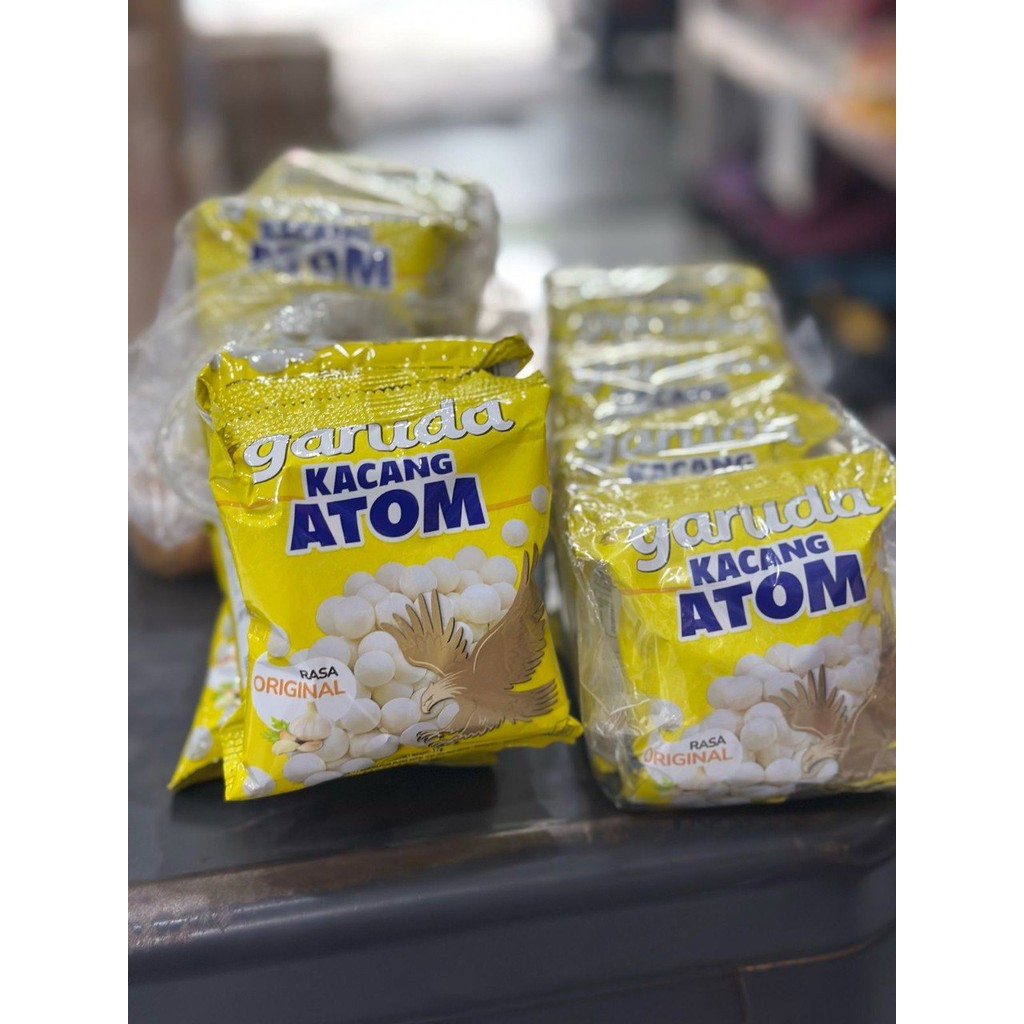 

[170gram] S158 | [AJTF8 – RENCENG] Garuda Kacang Atom Original 17 Gram Renceng Isi 10 Pcs TGS