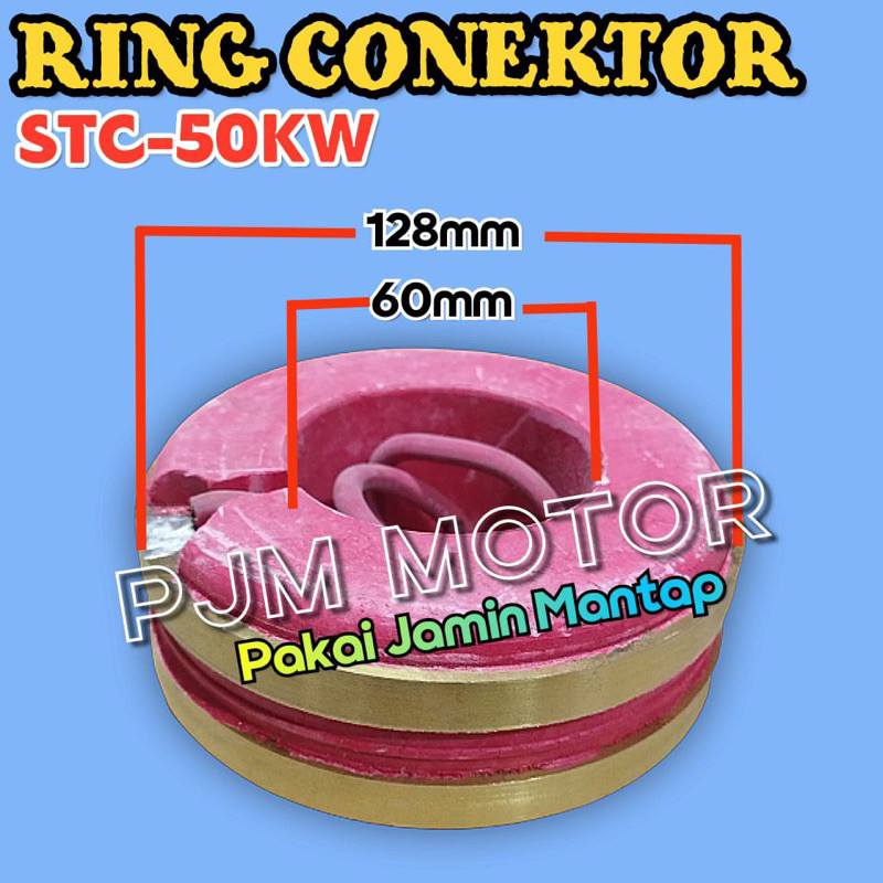 

stc50 slip ring Reng kuningan konektor mesin dinamo listrik denyo 50kw 50000watt amplas