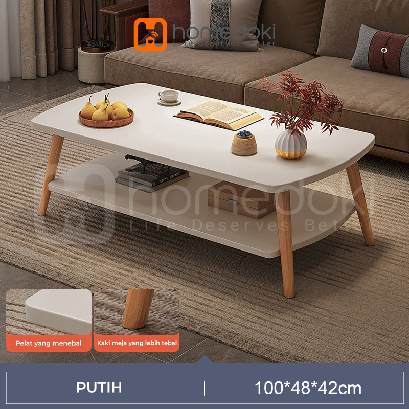 Homedoki Meja tamu / Coffee table / Meja Kopi / Meja Coffee Minimalis / Meja Tamu Minimalis Modern /