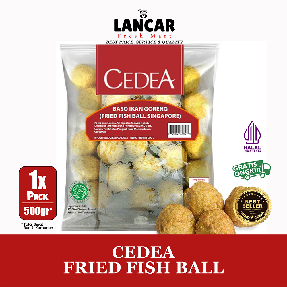 

CEDEA FRIED FISH BALL SINGAPPORE 500GR-1000GR