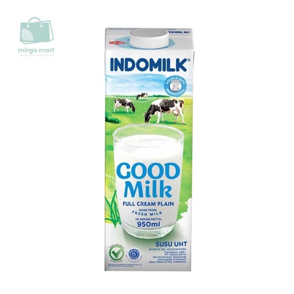 

Indomilk UHT Plain 950 ML - Susu
