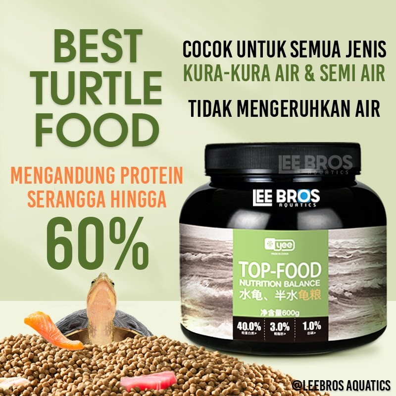 Pelet Kura Kura Premium / Pakan Makanan Kura Kura Air dan Semi Air