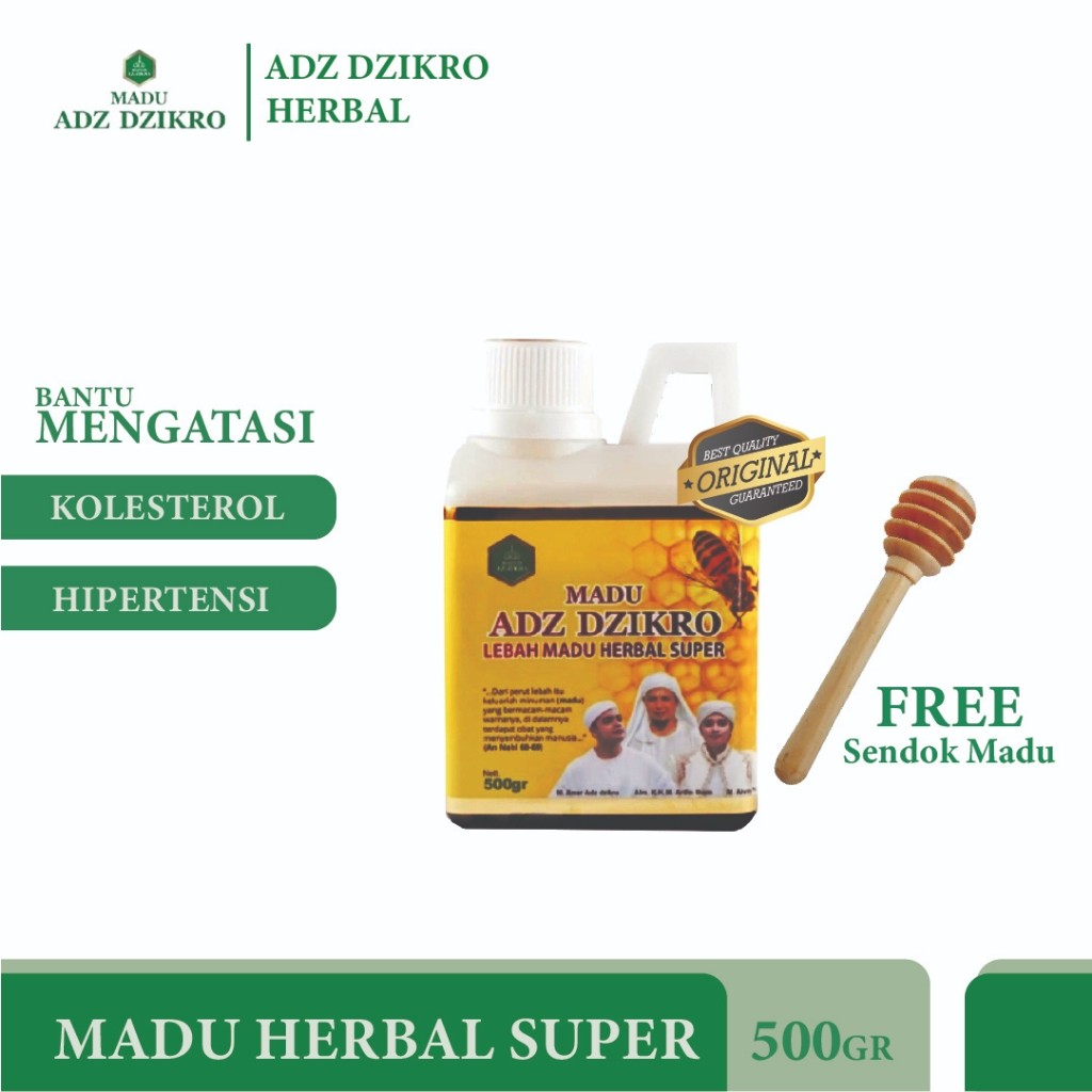 

New Madu Herbal Super ADZ DZIKRO - 500 ml Best Seller