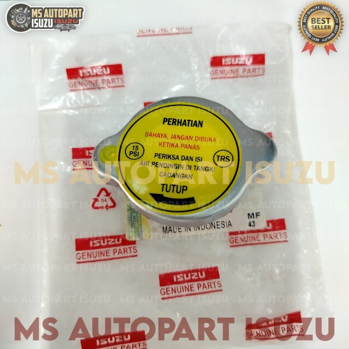 TUTUP CAP RADIATOR ISUZU ELF NHR 55 NMR 71 NKR 71 ORIGINAL ISUZU BARU