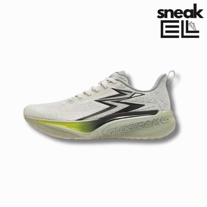 361° High Speed Q Comfortable Gray Green Original Sepatu Running Pria/Running Shoes 572522288