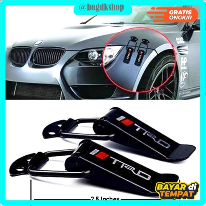 2pcs Clip Bumper Kecil Mobil Universal Momo, TRD, Mugen, Sparco - TRD