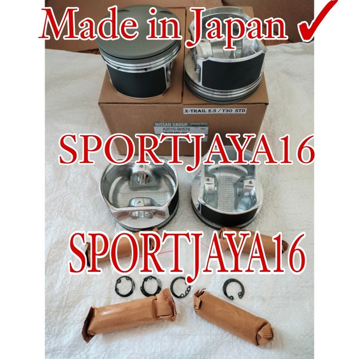 PISTON ASSY SEHER SET NISSAN XTRAIL T30 - SERENA C24 MADE IN JAPAN