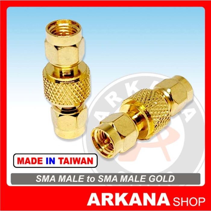 Konektor Connector SMA Male To SMA Male