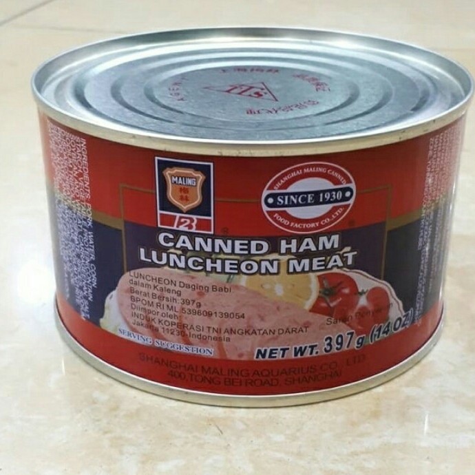 

Maling Daging Babi Kaleng TTS Premium 397gr Canned Pork Luncheon Meat - TTS PREMIUM