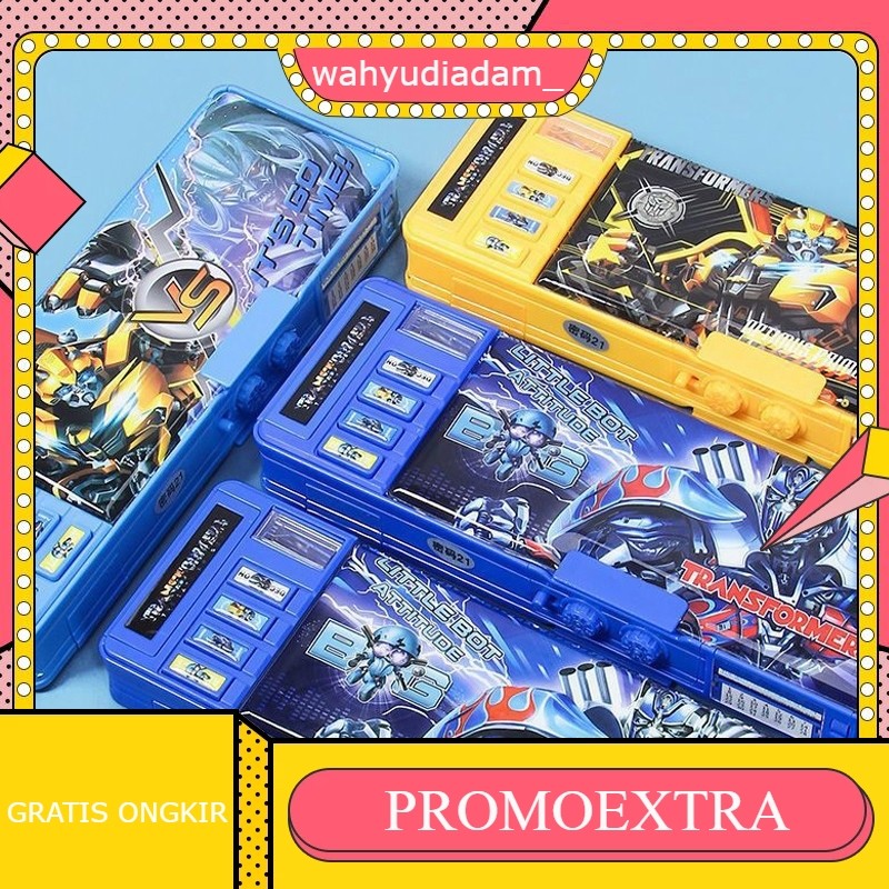 

Tempat Pensil Magnet Sandi Kotak Pensil Anak Kode Sandi Kunci Kombinasi Tombol Multifungsi Tempat Pensil Dua Sisi Tahan Air Dengan Rautan Pensil Tempat Pensil Berkapasitas Besar