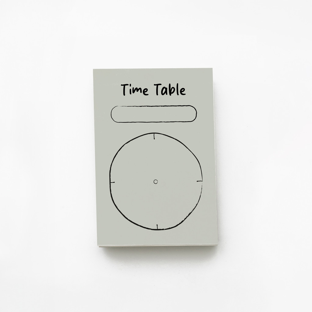 

bukuqu Memo A7 #Time Table - Memopad note paper